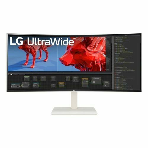 Монитор LG UltraWide 38WR85QC-W 38 белый 38wr85qc-w aruz 15804700₽