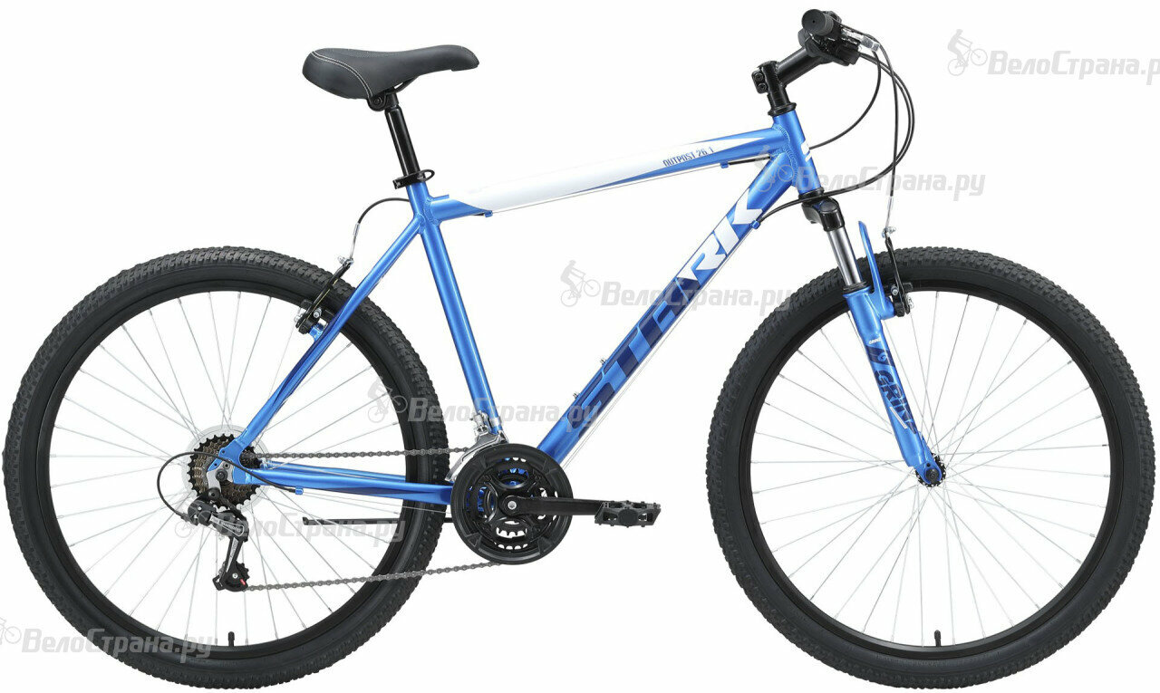 Горный велосипед Stark Outpost 26.1 V (2023) 18" Голубо-сине-белый (167-178 см)