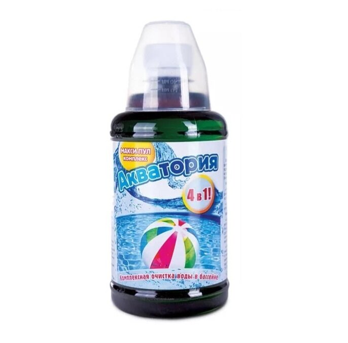 Акватория Макси пул КОМПЛЕКС для комплексной очистки воды в бассейне 500 мл