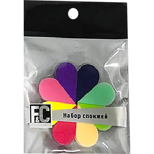 Спонж для макияжа в форме цветка PD04003 в ассортименте