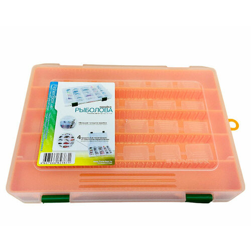 Коробка Fisherbox 250SH orange (25 x 19 x 0.2) slim