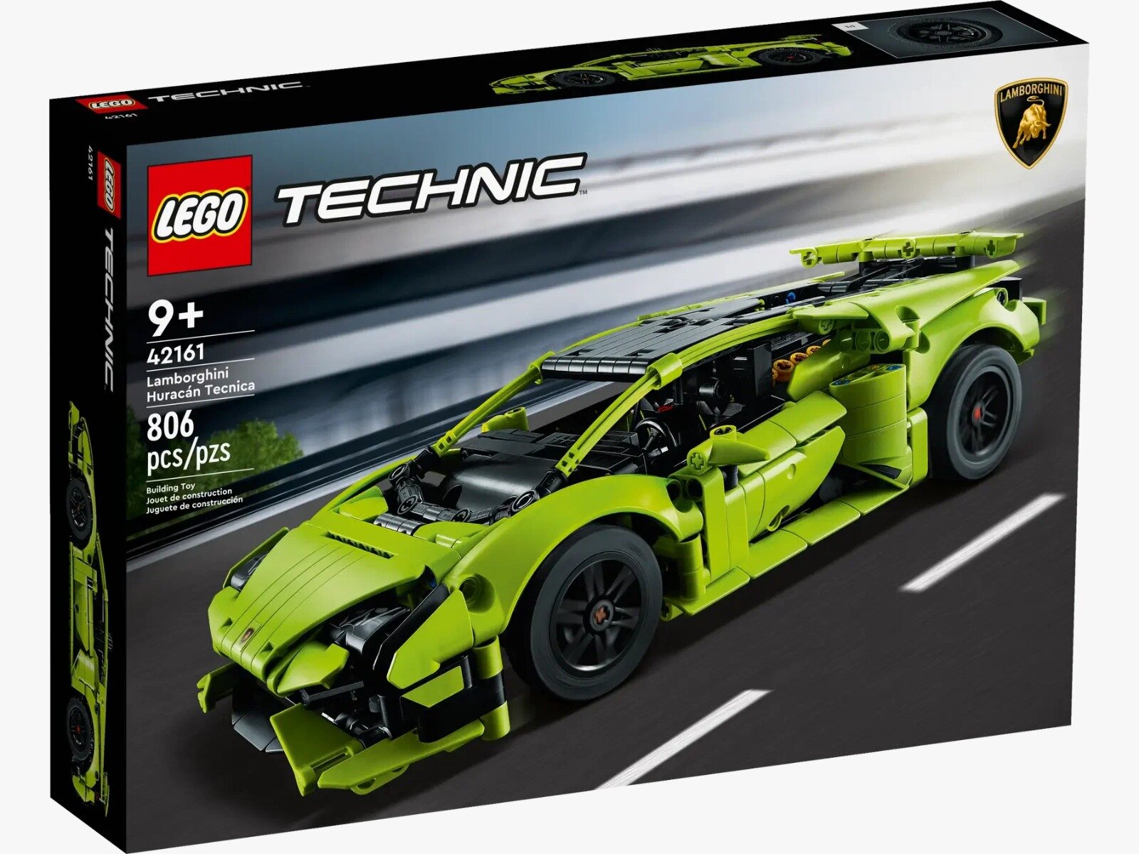 Конструктор LEGO Technic 42161 Lamborghini Huracán Tecnica, 806 дет.