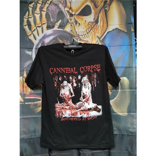 cannibal corpse tracksuit set cannibal corpse male sweatsuits jogging sweatpants and hoodie set style Футболка Бункер Cannibal-Corpse-256, размер 56, черный