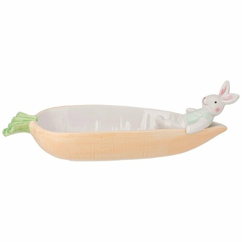 фото Блюдо сервировочное lefard "bright rabbits" 28 х 10 х 9,5 см керамическое