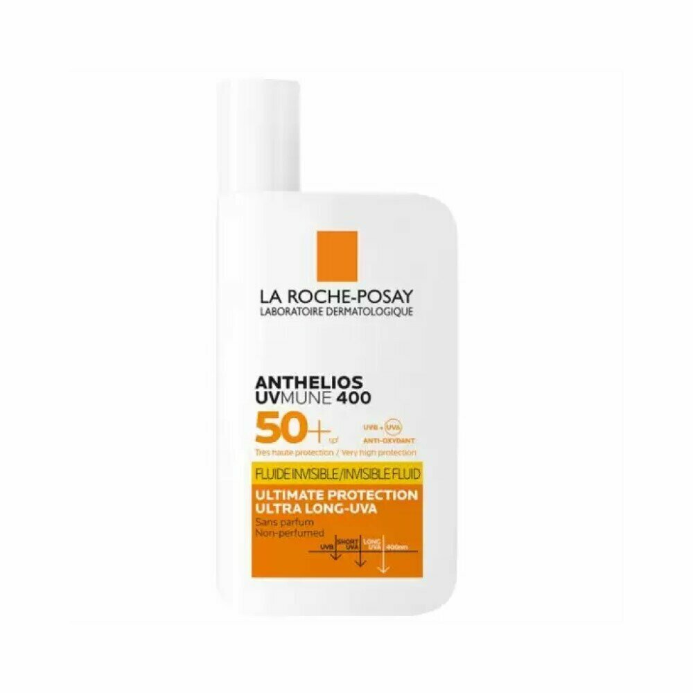 La Roche-Posay ANTHELIOS UVMUNE 400 Солнцезащитный невидимый флюид SPF 50+, 50 мл