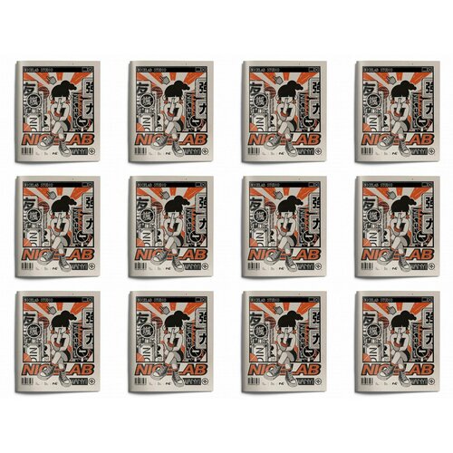 LOREX Тетрадь Anime , 48 листов, клетка, 12 шт