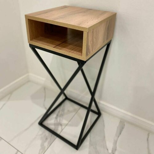 Прикроватная тумба Нанси в стиле лофт