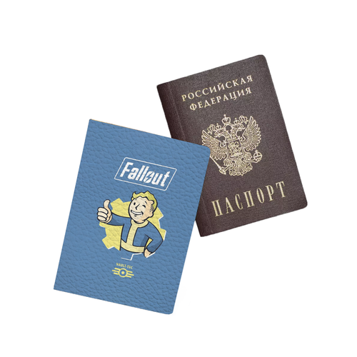 Обложка для паспорта ZEKEKS синий желтый 395₽