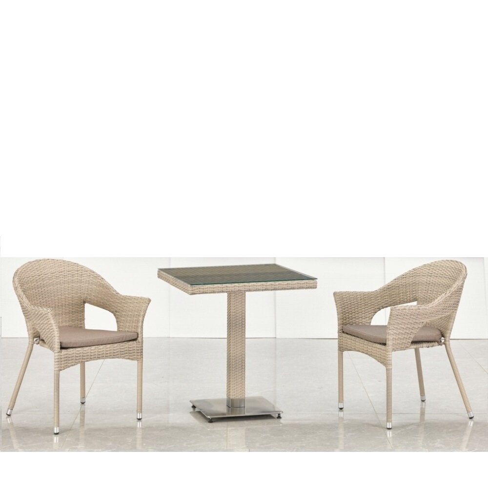 Комплект мебели Afina T605SWT/Y79C-W85 Latte (2+1) арт. T605SWT/Y79C-W85 Latte 2Pcs