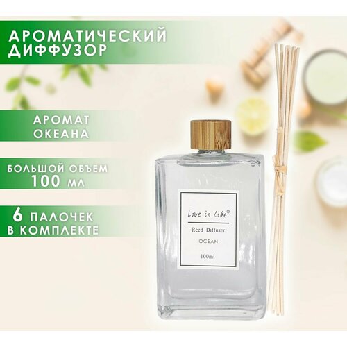Диффузор ароматический для дома аромат Океан Ocean 100 мл AM-39 791₽