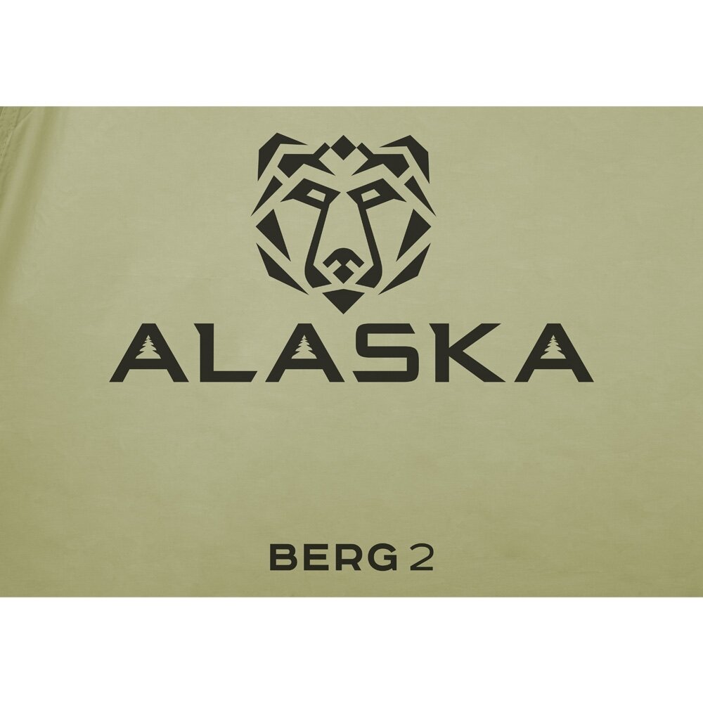 Двухместная палатка Alaska Berg 2 (оливковый)