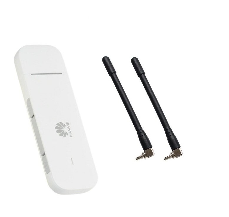 Huawei 3372h-607 USB 3G/4G LTE модем FixTTL, белый + две антенны 2dBi