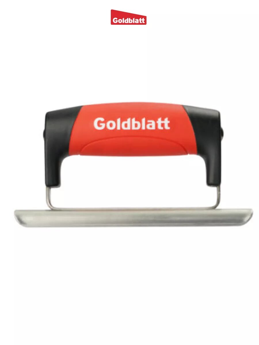 Кельма с радиусным загибом GOLDBLATT G16130, нержавеющая сталь, 150x75 мм — фото 1