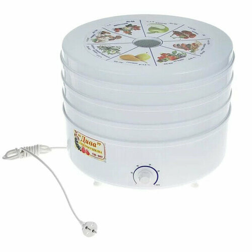 Сушилка для овощей и фруктов Ротор Дива СШ-007-04 3 поддона белый 1161300₽