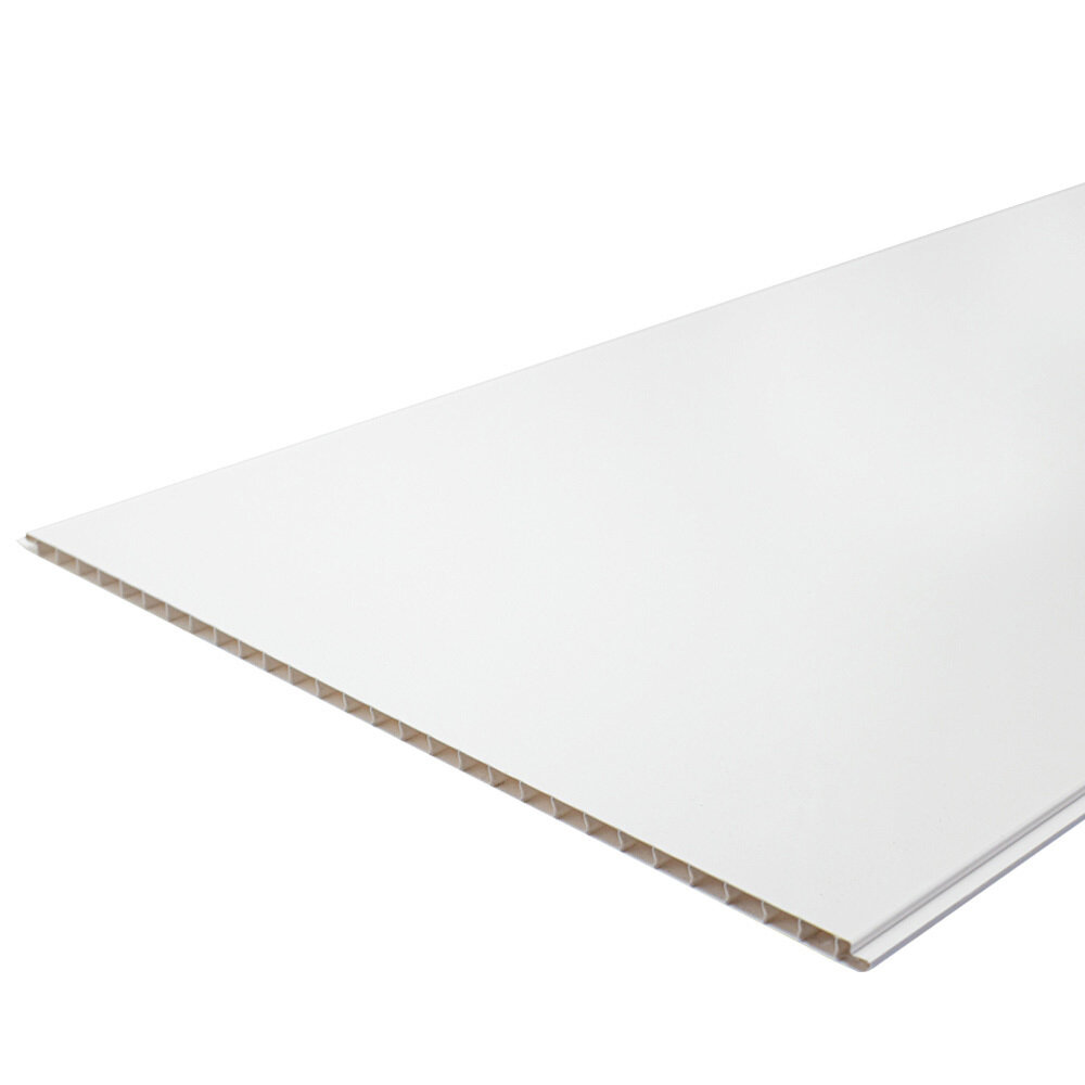 Панель ПВХ 375х3000х8 мм Venta матовая белая 1125 кв. м