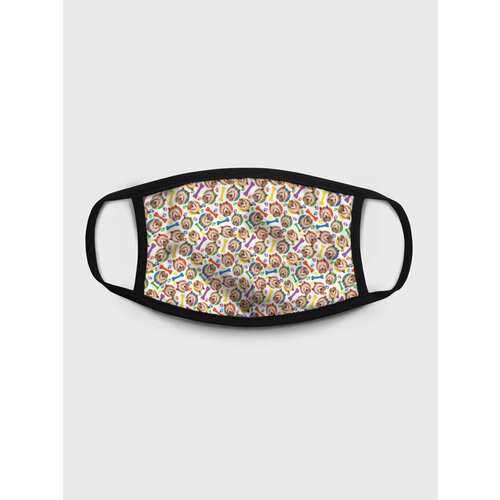 Маска многоразовая защитная Собаки Йоркширский терьер Йоркширский Терьер красочный дизайн 360₽