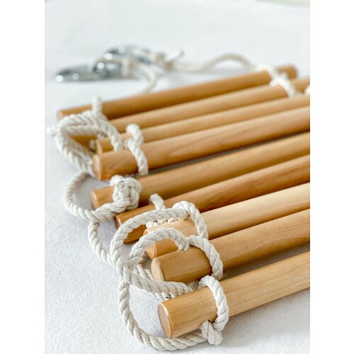 Веревочная лестница для шведской стенки woodream, вудрим, хлопковый канат