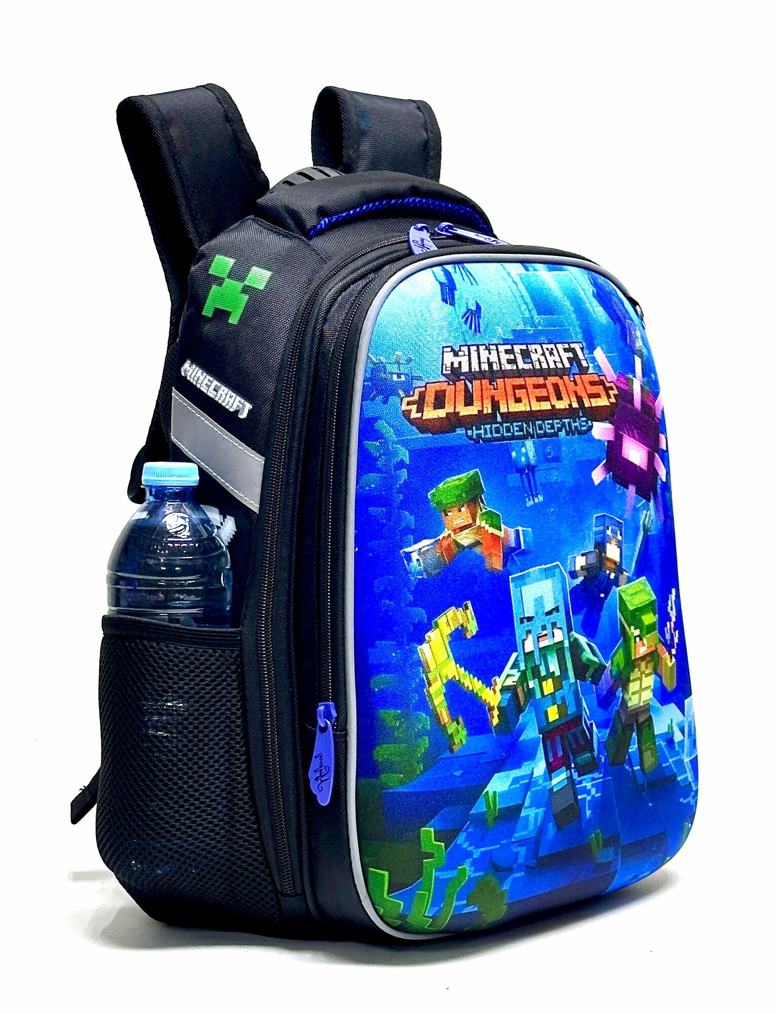 Рюкзак " Школьный", для школьников, анатомическая спинка, водоотталкивающий — фото 1