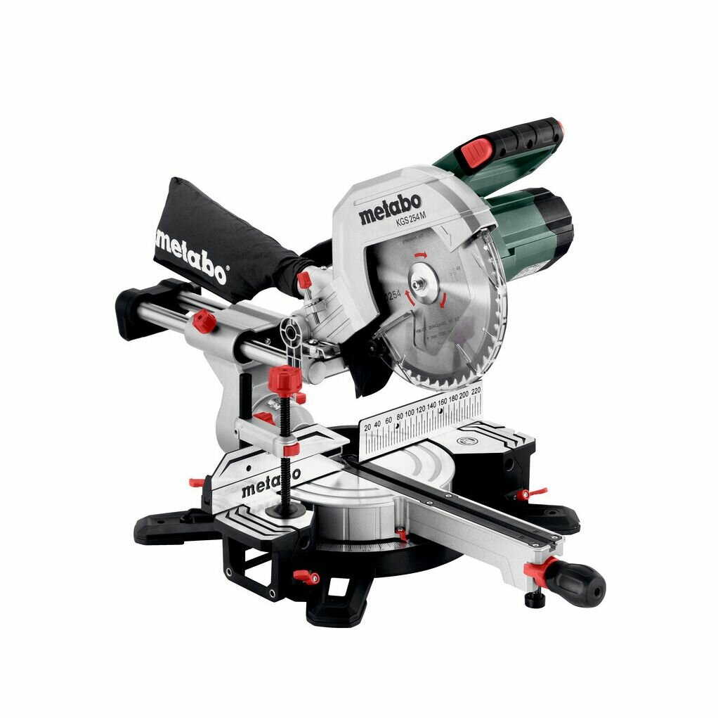 фото Торцовочная пила Metabo KGS 254 M, 1800 Вт + пильный диск, 613254000