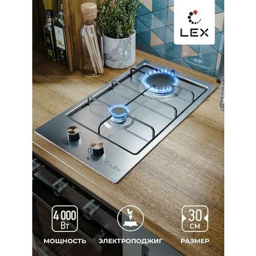Газовая варочная поверхность Lex GVS 320 IX 809000₽
