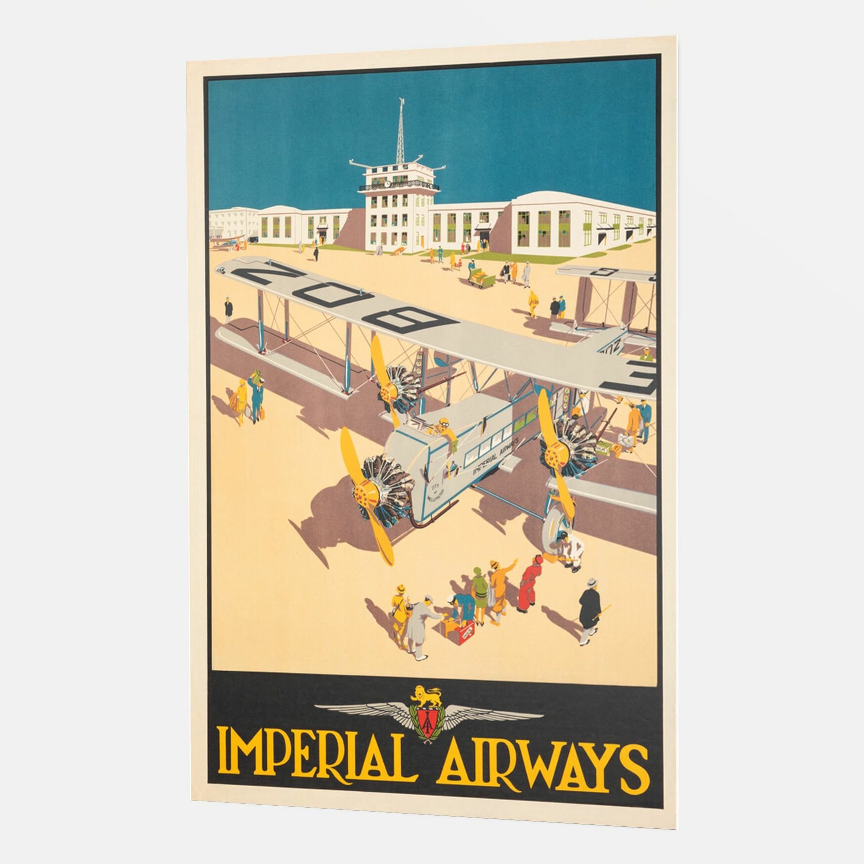 Постер (плакат) для интерьера, винтажный ретро постер, Imperial Airways 40x60 см. от Poster4me