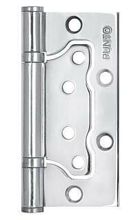 Комплект 8 шт. - Петля дверная накладная без врезки (бабочка) Punto 200-2B 100x25 CP хром