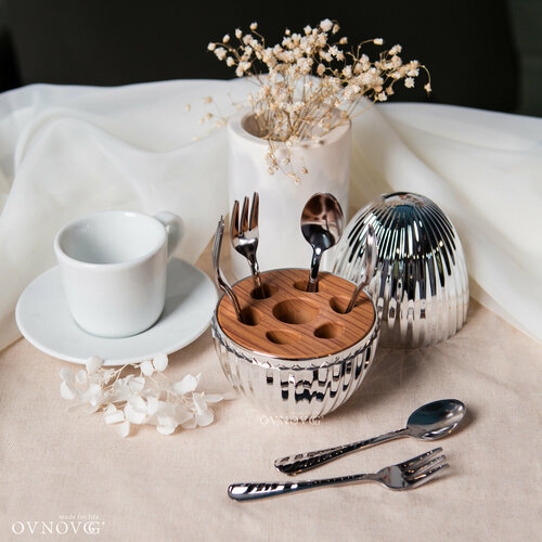 Десертные приборы OVNOVGG на подставке