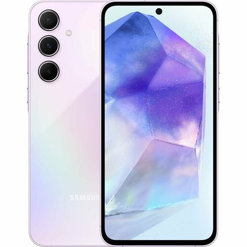 Смартфон Samsung Galaxy A55 12/256GB Lilac розовый, лиловый