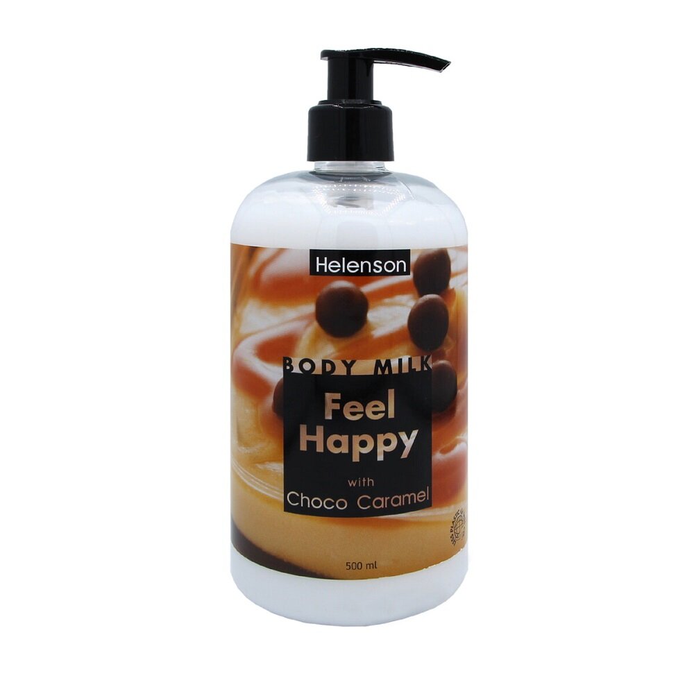 Хеленсон Молочко для тела Шоколад и Карамель 500 мл Helenson Body Milk Feel Happy Choco Caramel -