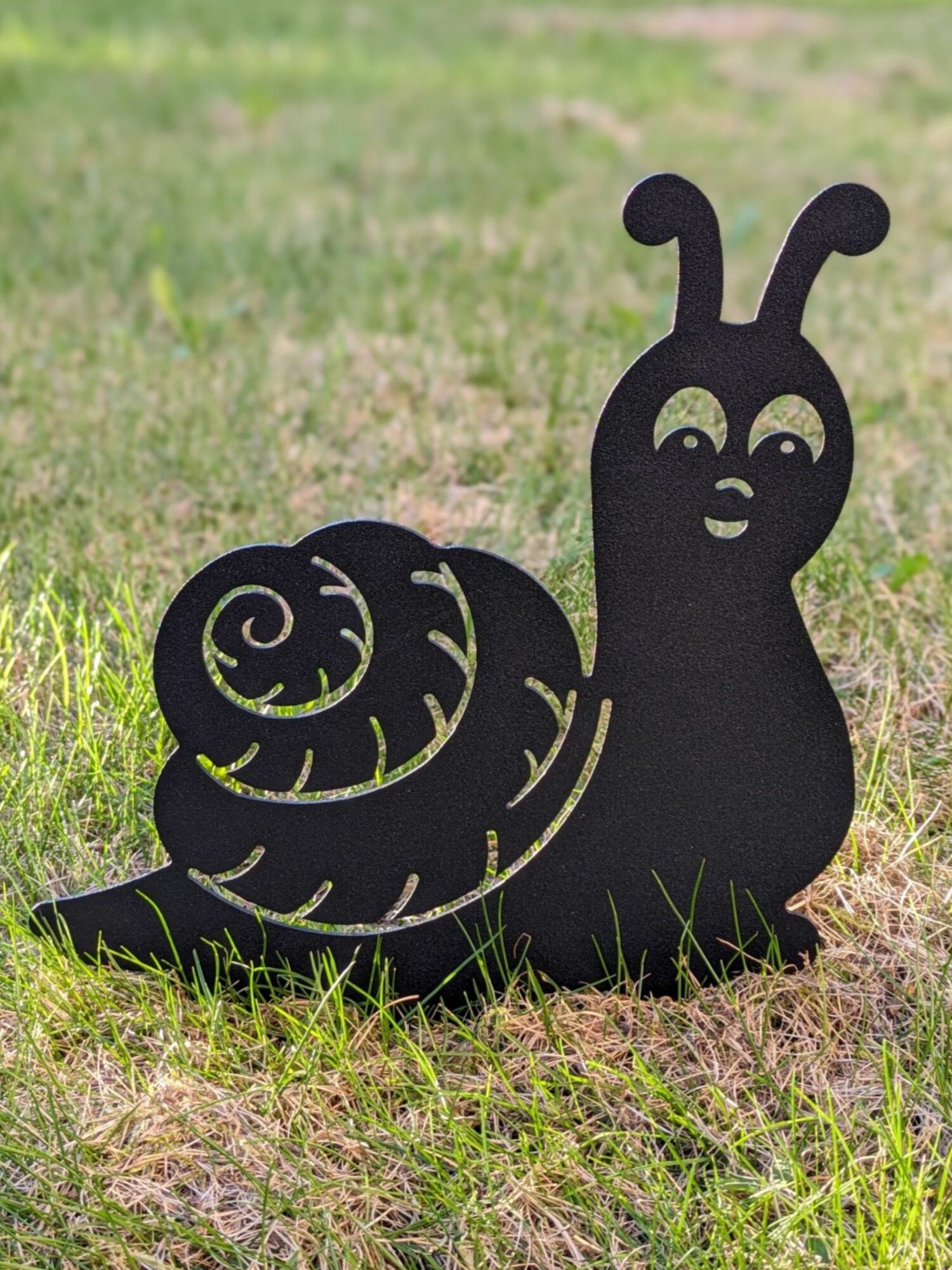 Садовая фигура Улитка, садовый декор для Вашего дома, металл — фото 1