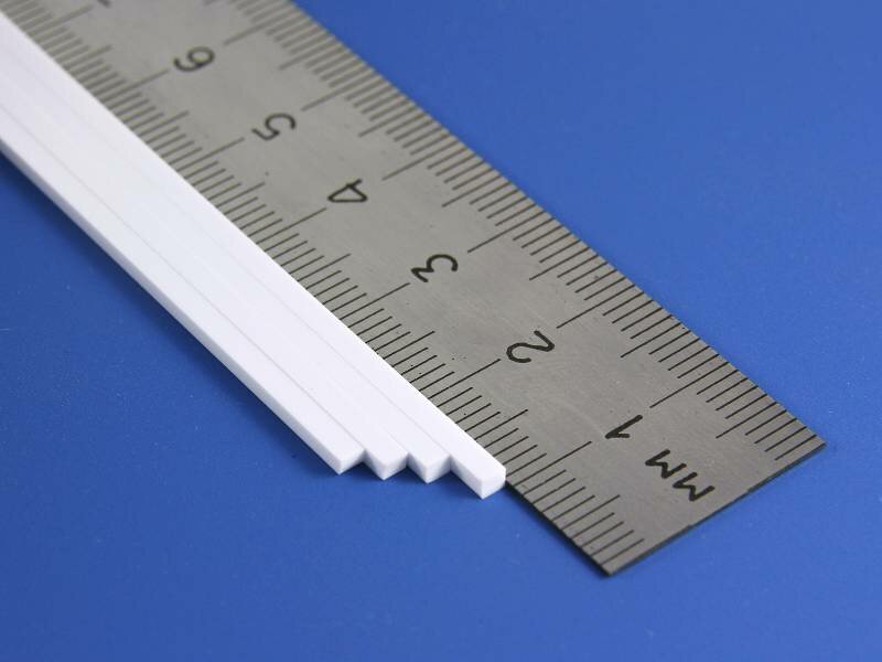 Полоска пластиковая 1.5х2.0 мм, 10 шт