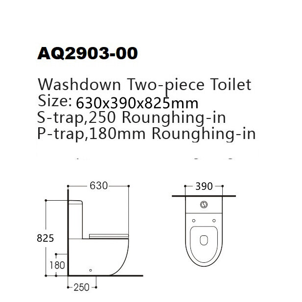 Унитаз компакт Акватек Европа AQ2903-00 - фото №2