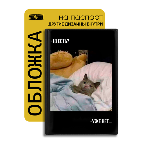 Обложка для паспорта YUDZURU черный мультиколор 360₽