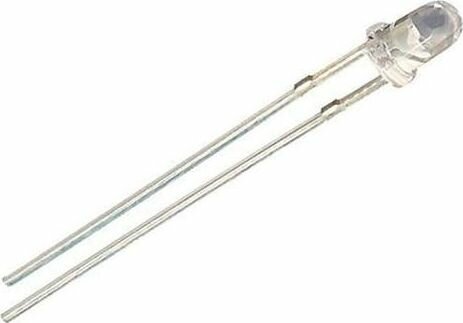 Светодиод FORYARD FYL-3014UWC1A LED 3mm white cold 8000?15000mcd 30 град. Front: convex 2.8 3.6V 1шт