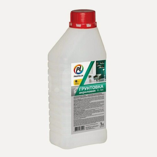 Изображение товара Грунт акриловый для внутренних работ ProfiLux PL-16A (1л)