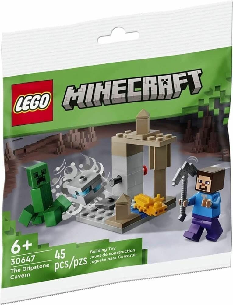 Конструктор LEGO Minecraft The Dripstone Cavern Капельная пещера 30647