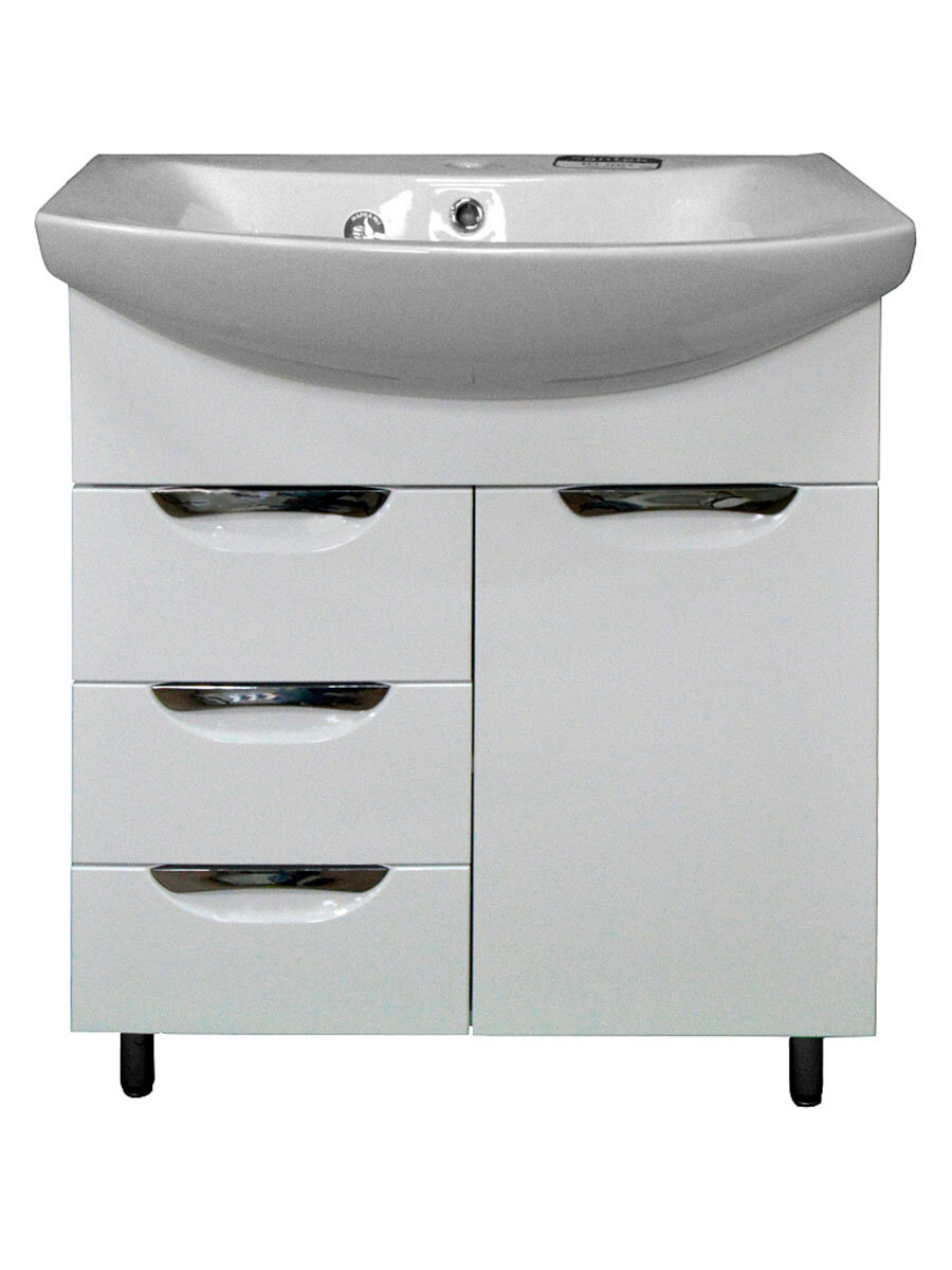 Комплект Тумба Loranto Стиль- 70/3 (700х860х450) с раковиной Балтика 70 (CS00068934)
