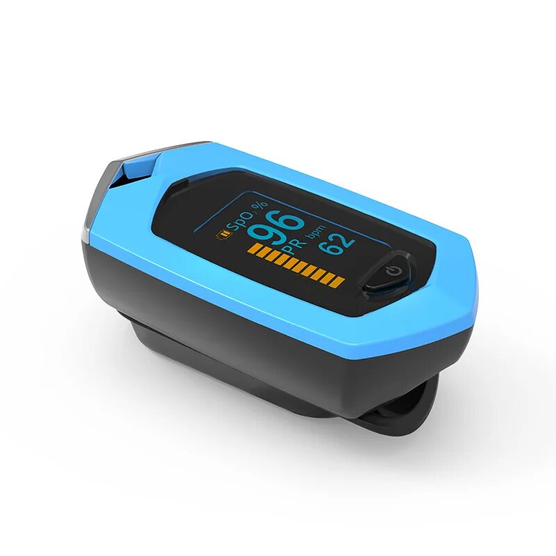 Детский и взрослый пульсоксиметр SRHMX Blue for Adult
