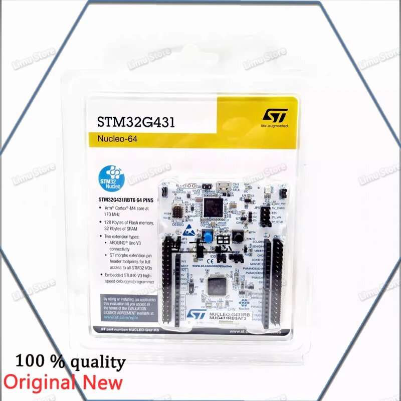 1 шт./партия! NUCLEO-G431RB STM32G431RBT6 макетная плата, новый оригинальный кабель