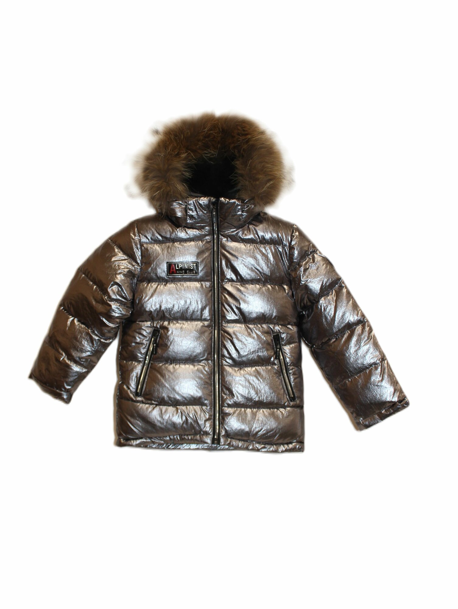 Анорак Kiko размер 104 серебристый