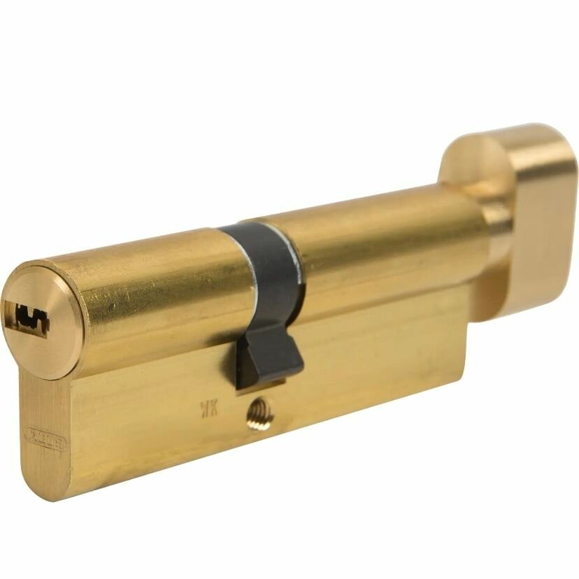 Цилиндр Abus KD6MM Z35/K45 (35*45мм) ключ вертушка цвет золото