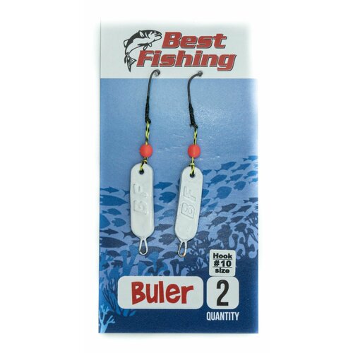 Булеры рыболовные Best Fishing Classic, #10, 5 гр, цвет белый