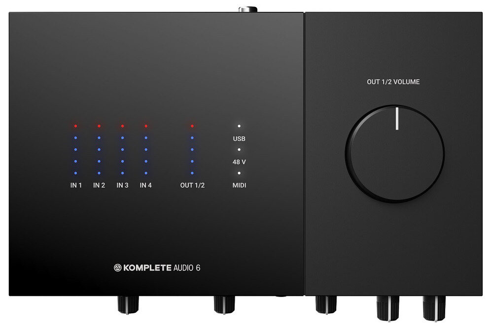 Native Instruments Komplete Audio 6 mk2, черный, аудиоинтерфейс