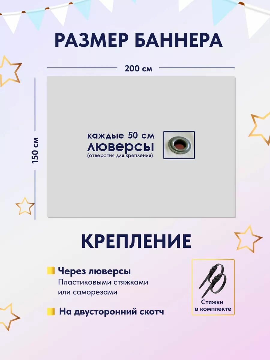 Фон для фотозоны баннер Хрущевки 200х150 см — фото 1