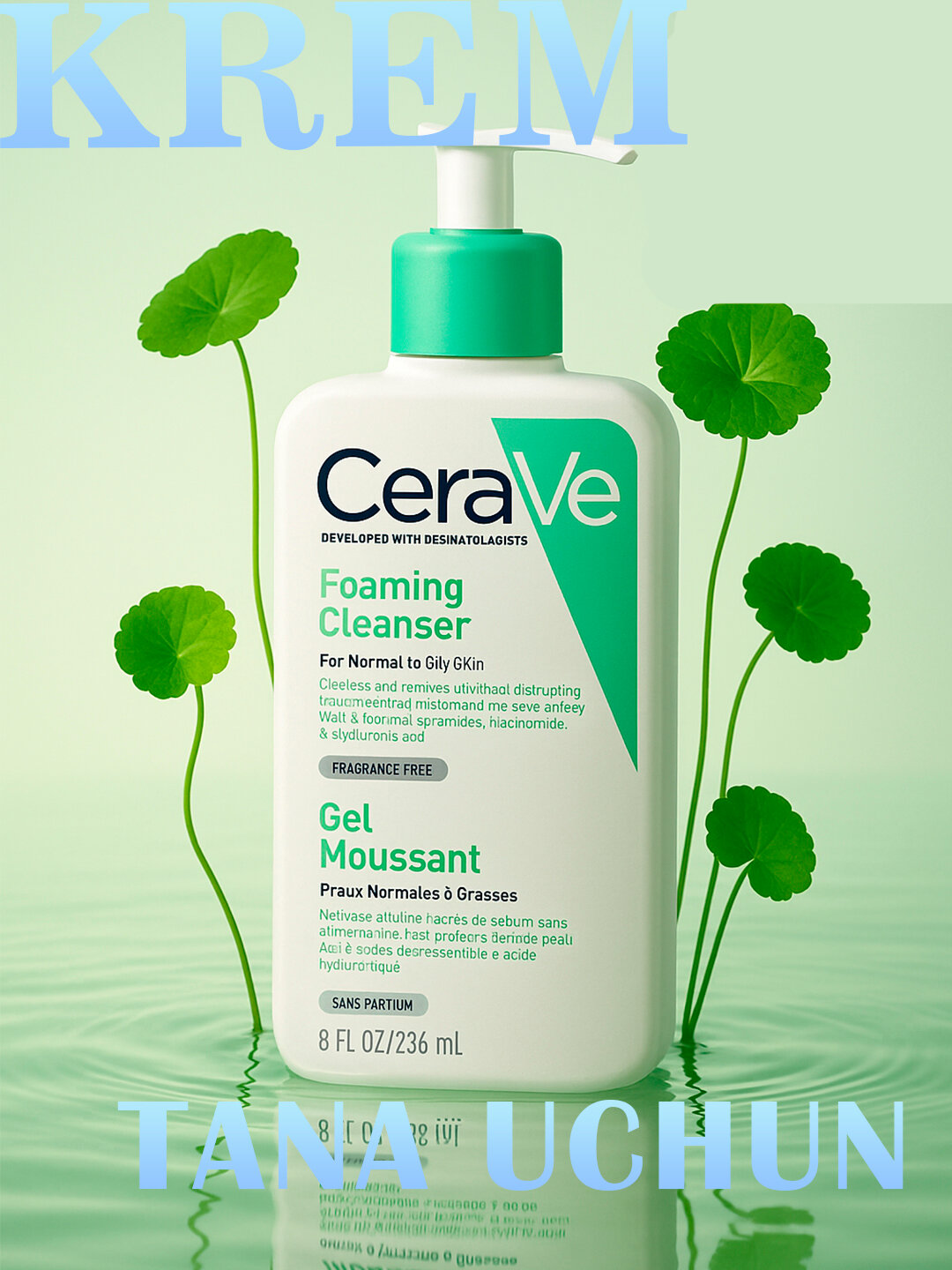 CeraVe Очищающее средство для лица, гель-пенка для умывания, для всех типов кожи, 236 мл