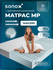 Матрас двусторонний SONOX со съёмным чехлом 140х200 см, беспружин...