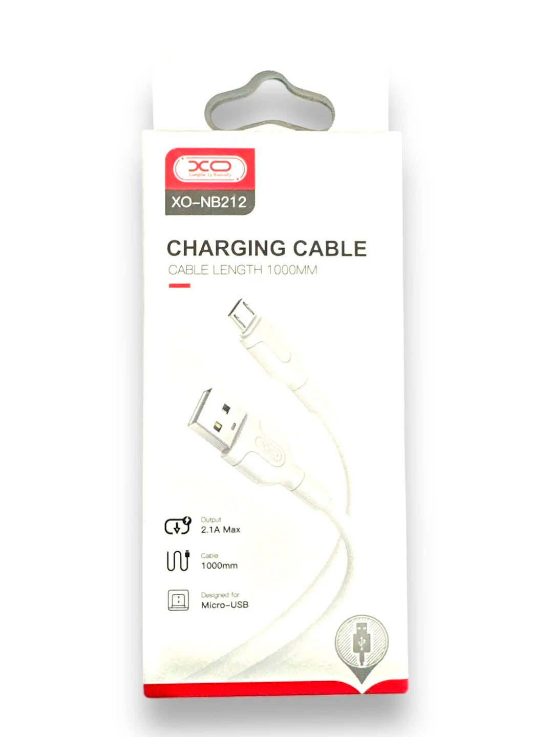 Кабель Usb Xo Nb212 Rock Series Micro 2.1a Цвет Белый это высококачественный аксессуар для вашего устройства