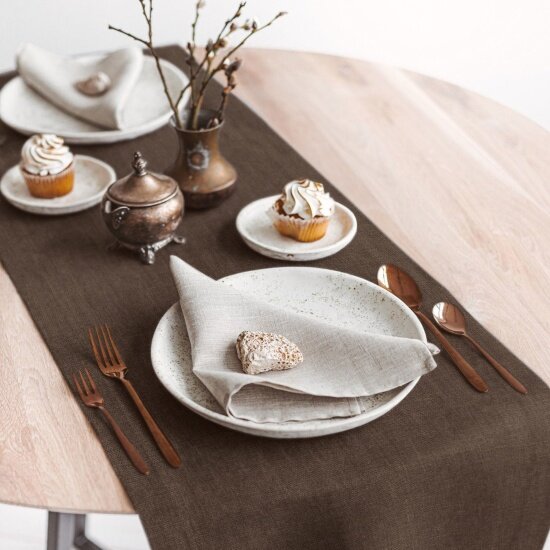 Дорожка Волшебная Ночь коричневый 40х140 776595