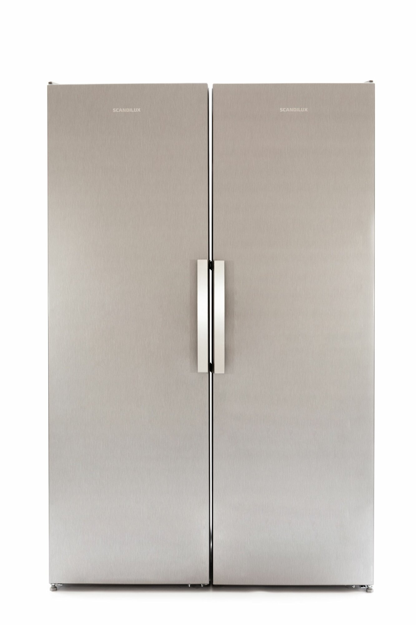 Холодильник Side-by-Side SCANDILUX SBS404Z01X, серебристый, А+, NO FROST, 711 л, 186 см, Перенавешиваемые двери