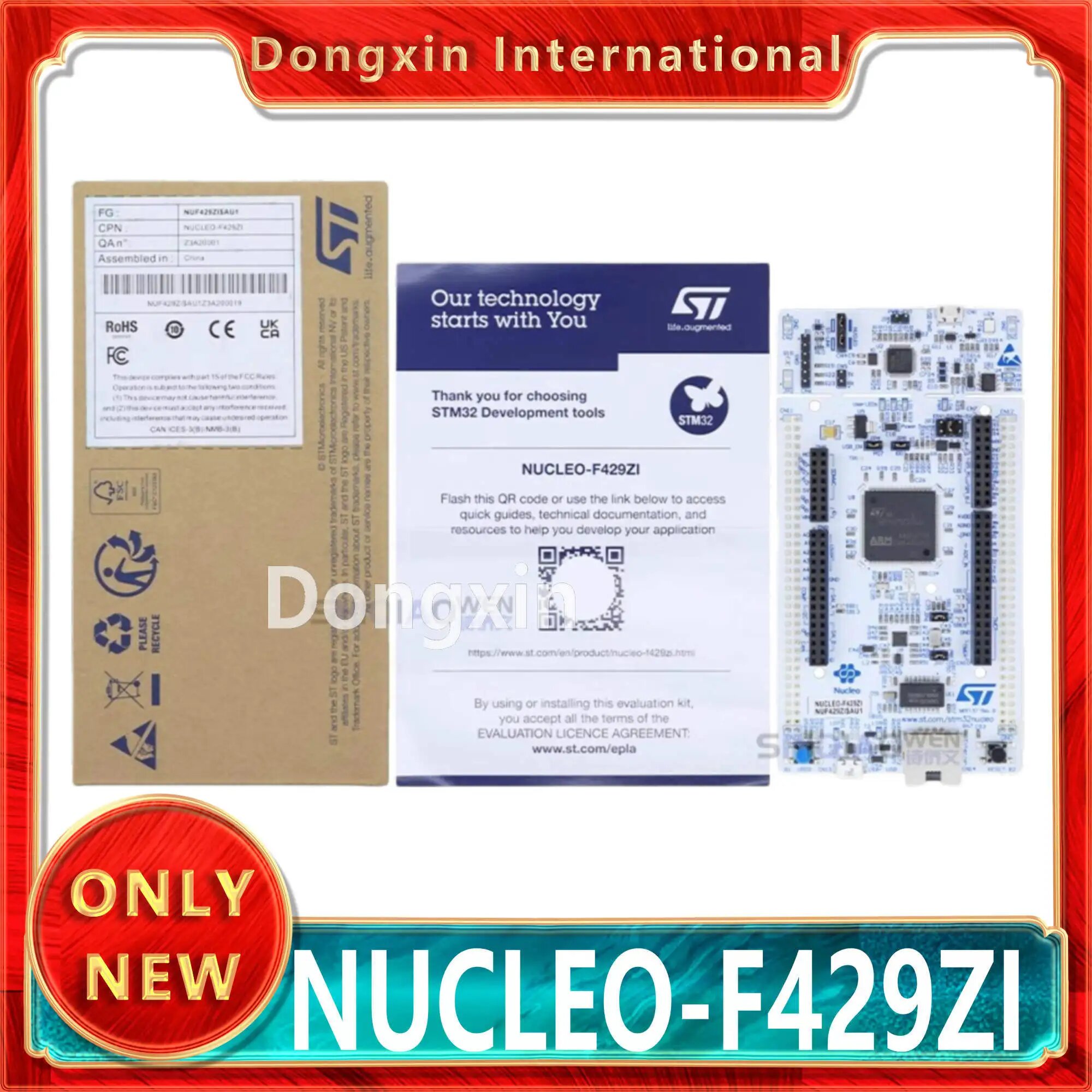 Плата разработки Spot NUCLEO-F429ZI STM32 Nucleo-144 STM32F429ZIT6 оригинал